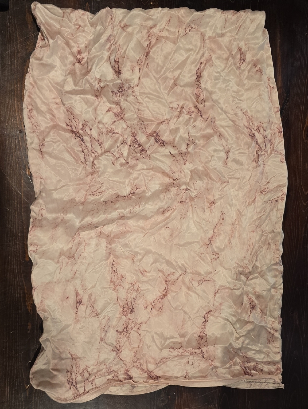 Slip Pure Silk Pillowcase Pink Marble Queen 100% Mulberry Silk Broken Zip